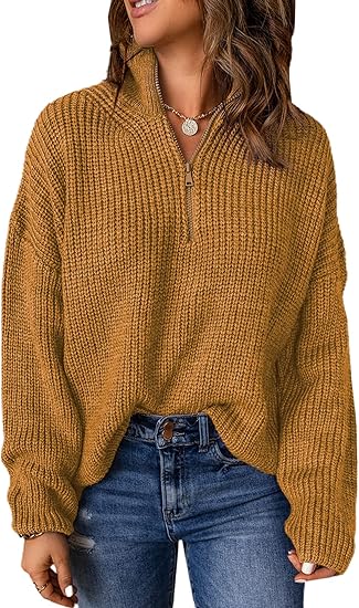 Strickpullover mit V-Ausschnitt - Javini