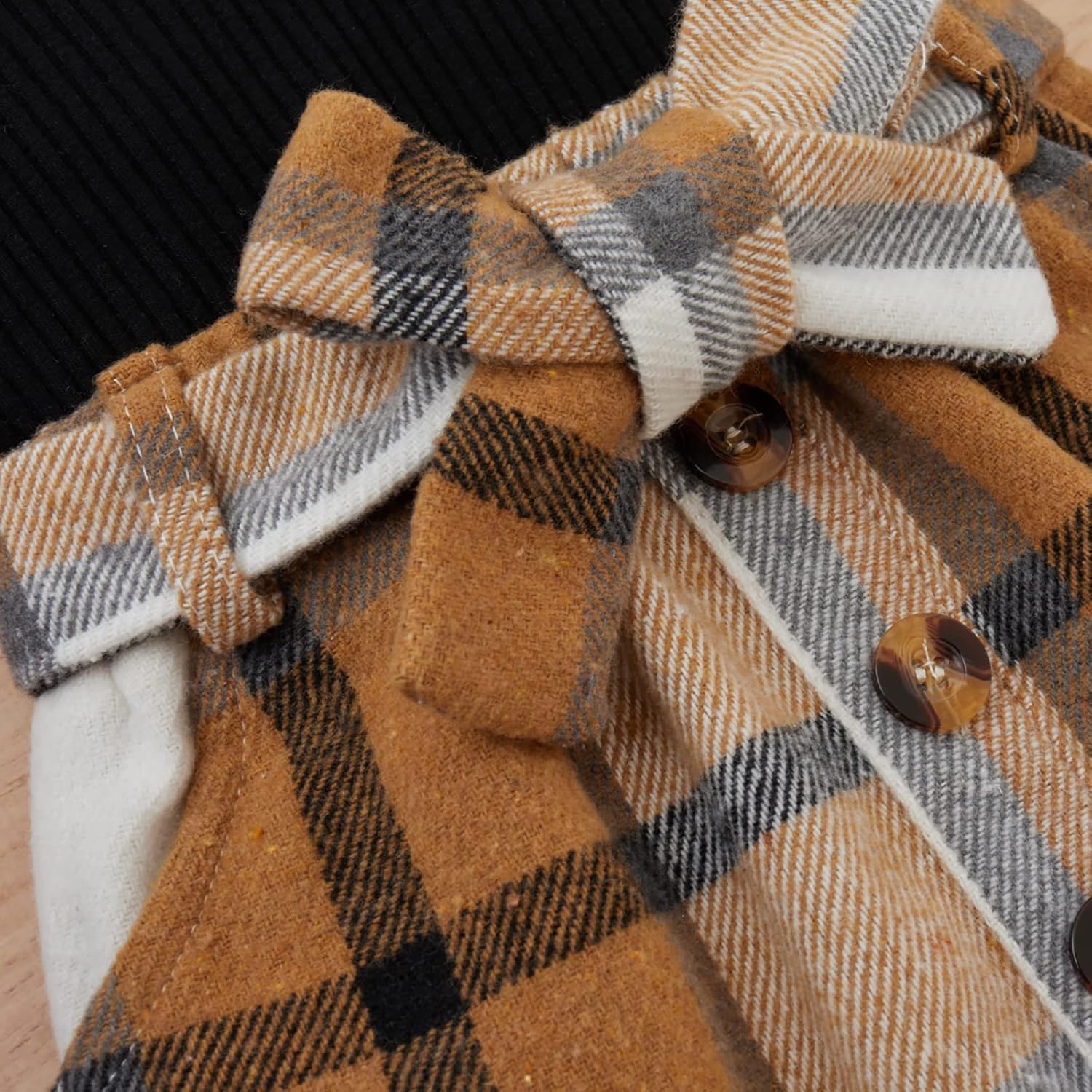 Set Invernale per Bambino - Maglione a Collo Alto e Gonna Lavorati a Maglia