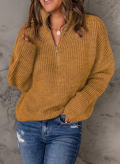 Strickpullover mit V-Ausschnitt - Javini