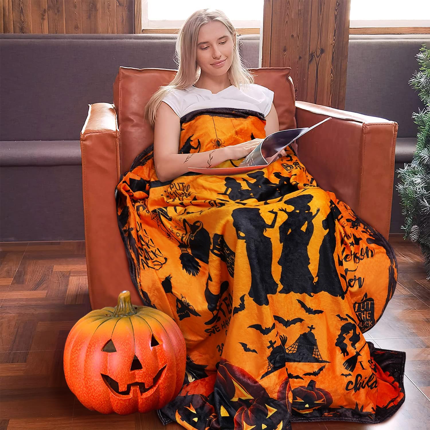 Halloween Magi Helårstæppe | Blødt og varmt