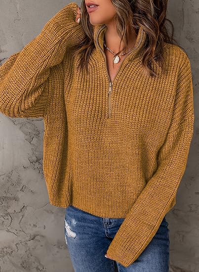 Strickpullover mit V-Ausschnitt - Javini
