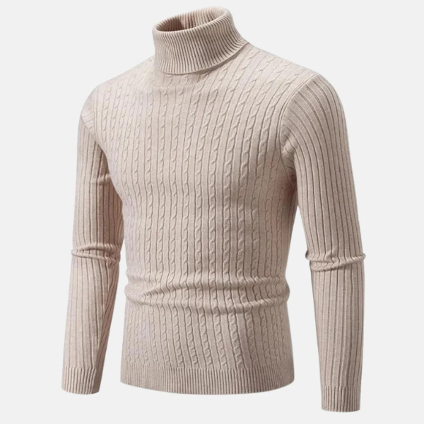 Elegante maglione dolcevita da uomo – Caldo e alla moda