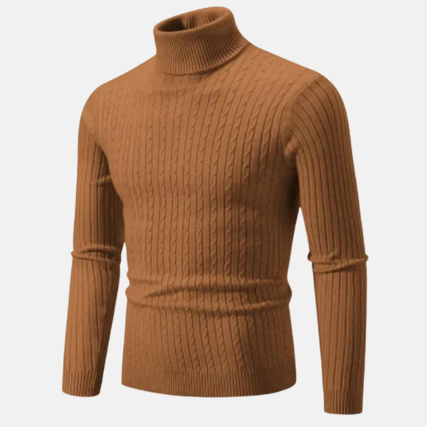 Elegante maglione dolcevita da uomo – Caldo e alla moda