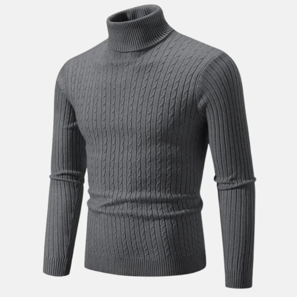 Elegante maglione dolcevita da uomo – Caldo e alla moda