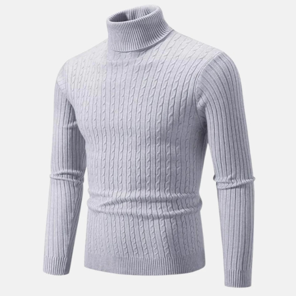 Elegante maglione dolcevita da uomo – Caldo e alla moda