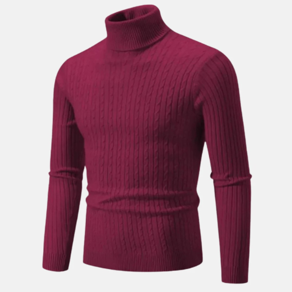 Elegante maglione dolcevita da uomo – Caldo e alla moda