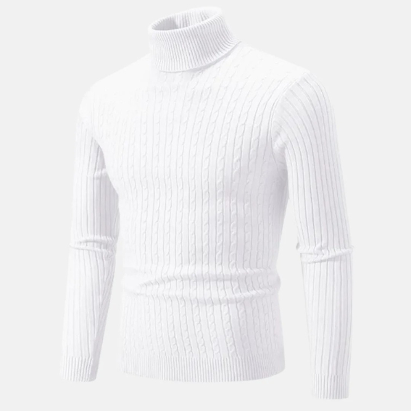 Elegante maglione dolcevita da uomo – Caldo e alla moda