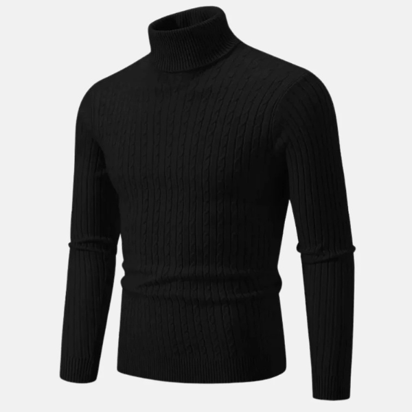 Elegante maglione dolcevita da uomo – Caldo e alla moda