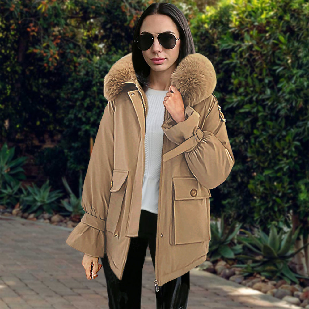 Shonda - Eleganter Plüschumhang