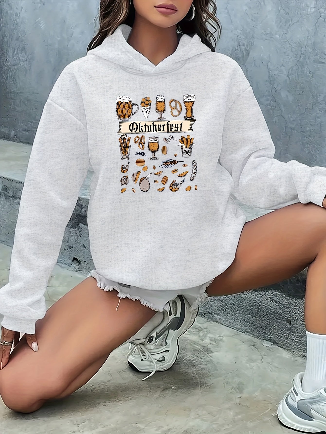 Bavaria Spirit Dames Hoodie Anna – Oktoberfest Warm für Herbst & Winter