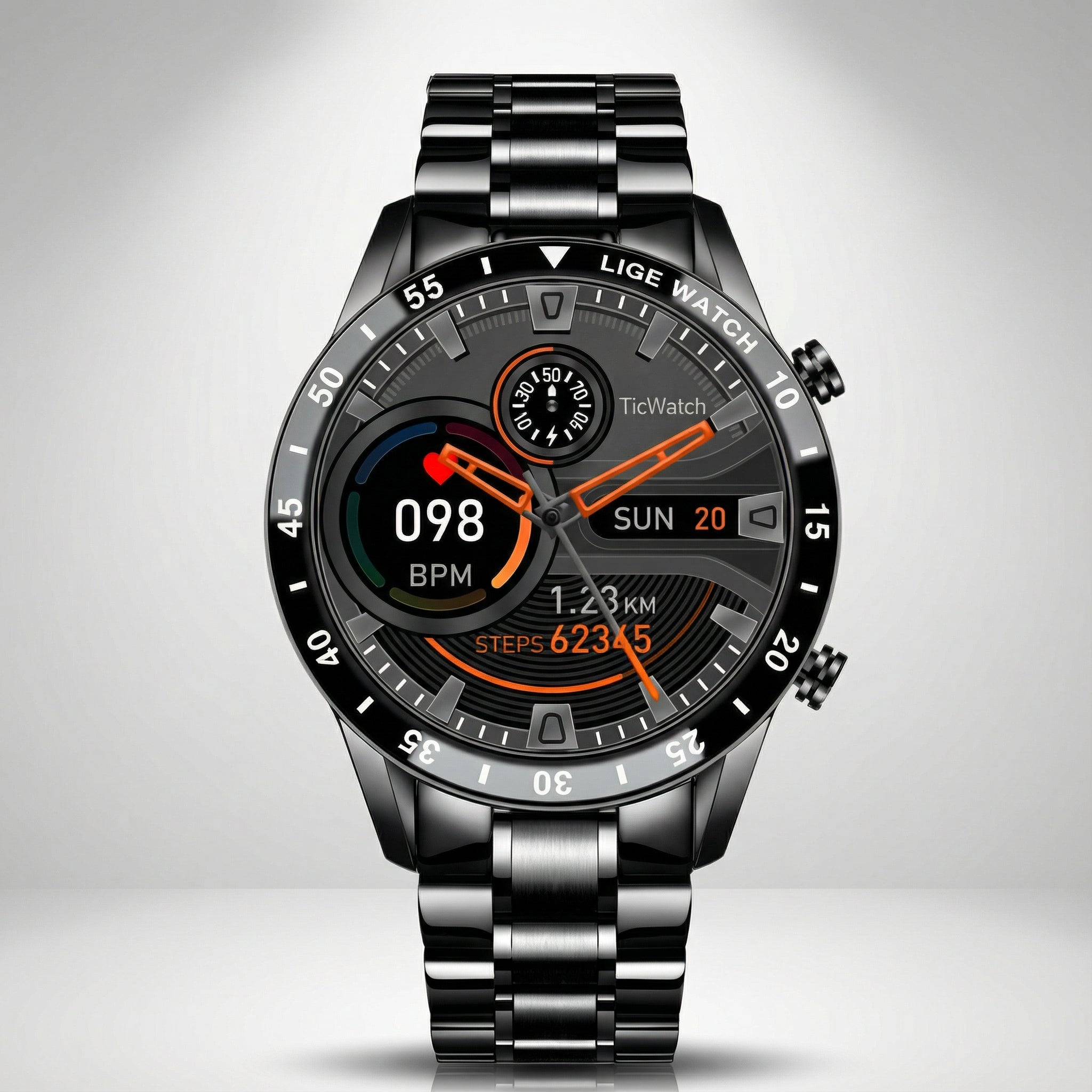 Luxuriöse Smartwatch mit Touchscreen – Benachrichtigungen & Alltagstaugliches Design