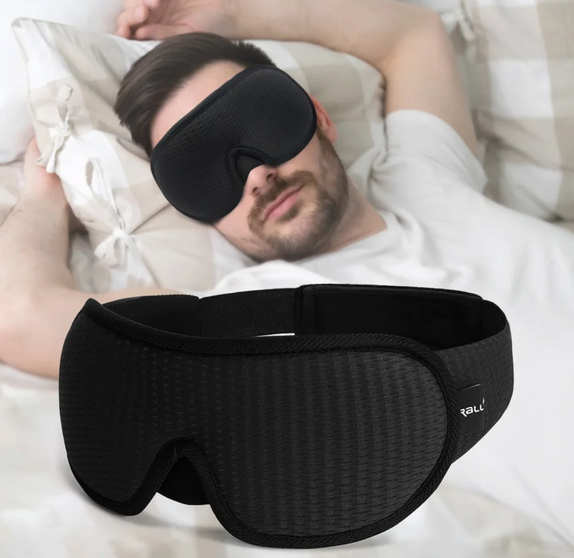 Devako Premium Schlafmaske – Luxuriöse Lichtblockierung für erholsamen Schlaf