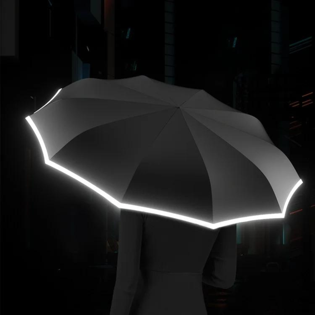 Ultra winddichter Regenschirm - Reflektierend und automatisch