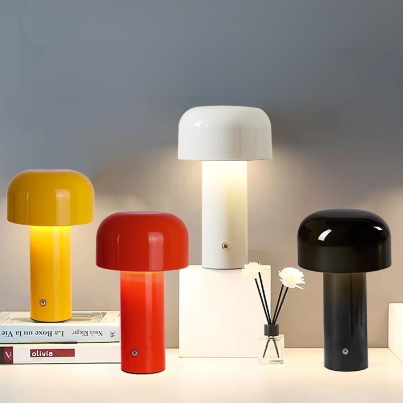 Wiederaufladbare Pilz LED Tischlampe