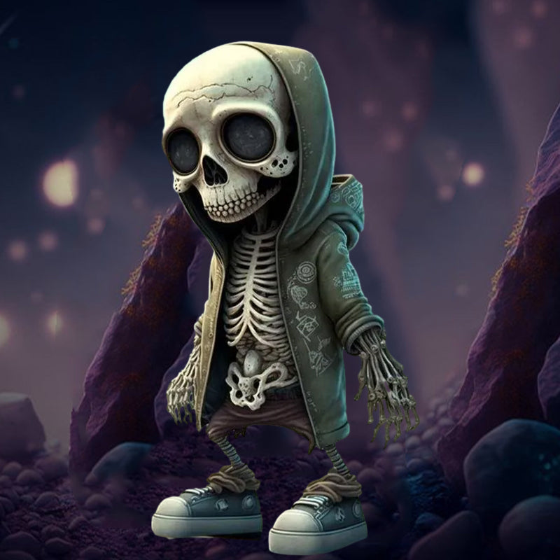 Objets funéraires | Squelettes décoratifs détaillés pour Halloween