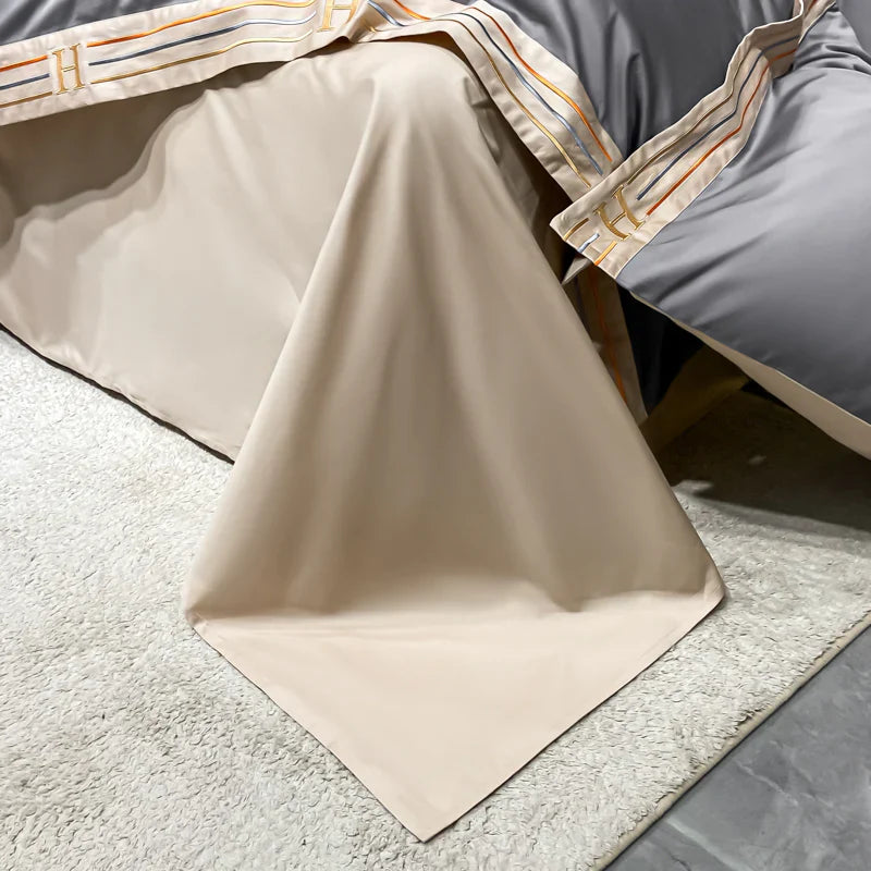 Luxus-Satin-Bettwäsche 4-teiliges Set - OpulenceSleep