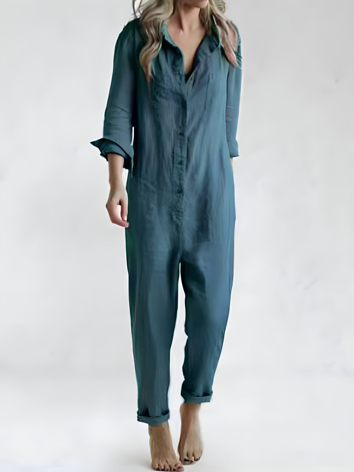 Anna Jumpsuit | Afslappet langærmet jumpsuit til enhver lejlighed
