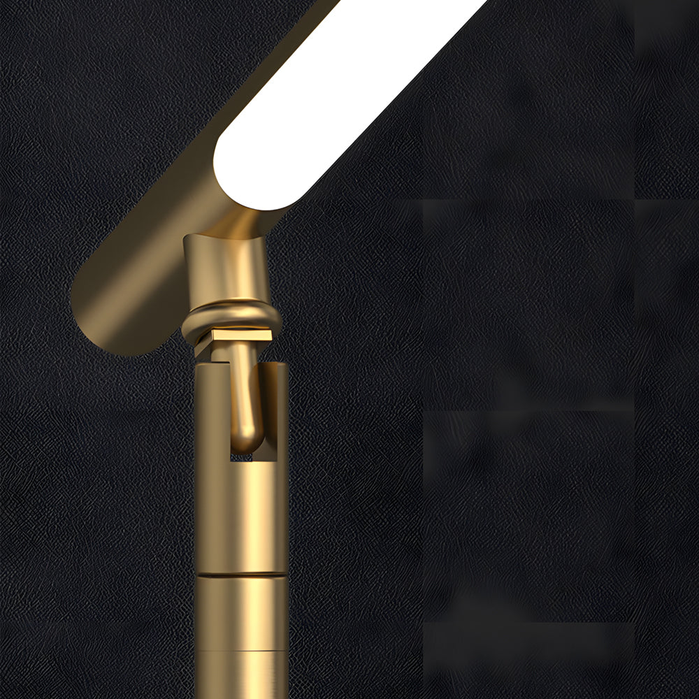 Copper Linear - LED-Schreibtischlampe aus Messing mit einstellbarer Richtung