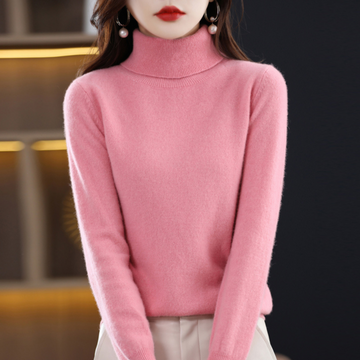 Elena Kaschmir rullekravepullover – luksuriøs, varm & stilfuld
