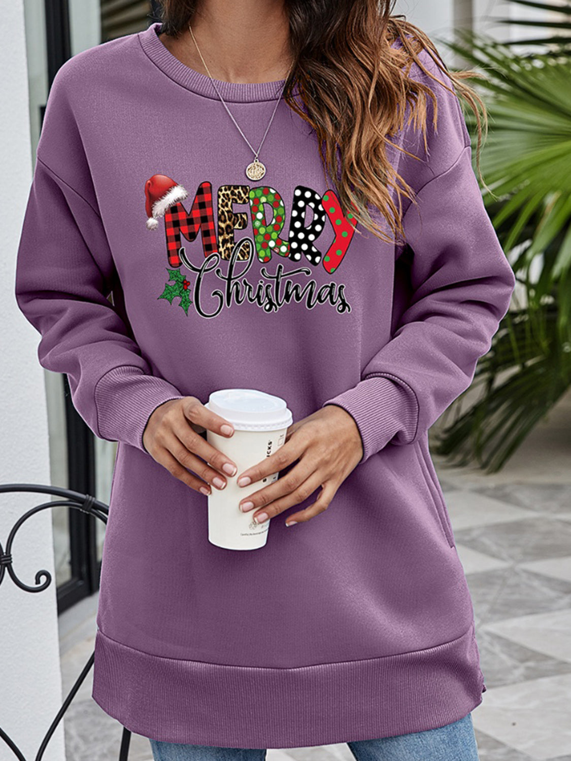 Felpa MERRY CHRISTMAS - Maglione festivo e comodo