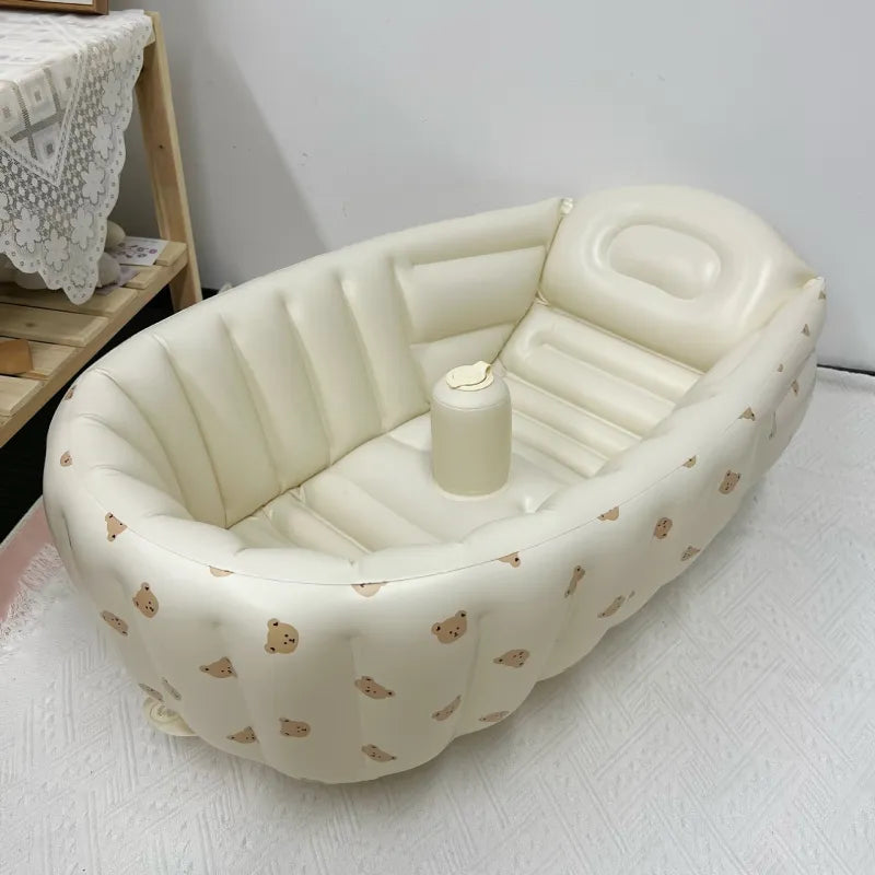 AquaCuddle – Oppustelig babybadekar til rejse og hjem – foldbar og sikker