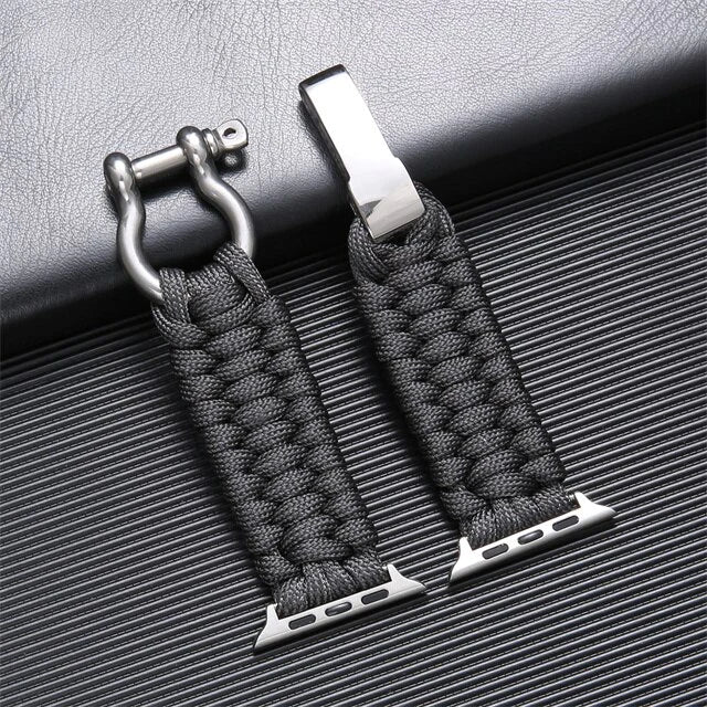 FlexiWrist – Paracord Armband für Apple Watch – Verstellbar & robust
