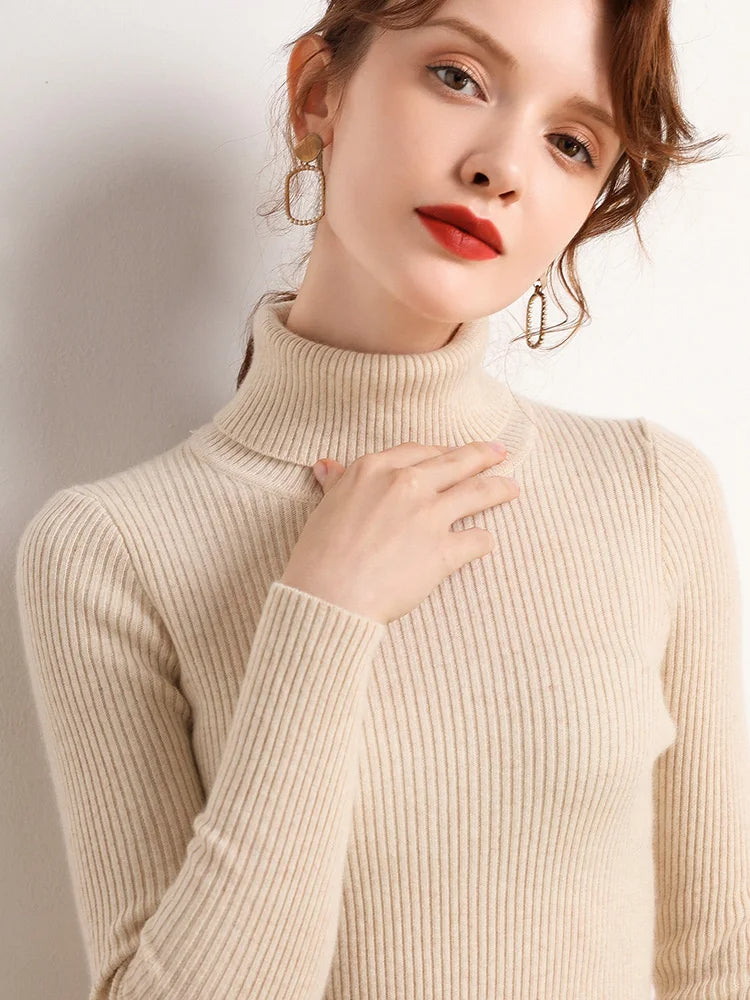 Trendiger Rollkragenpullover - Delja