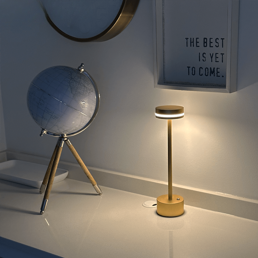 Devako LuxeLight | Kabellose Tischleuchte - Beleuchten Sie Ihren Raum mit Raffinesse