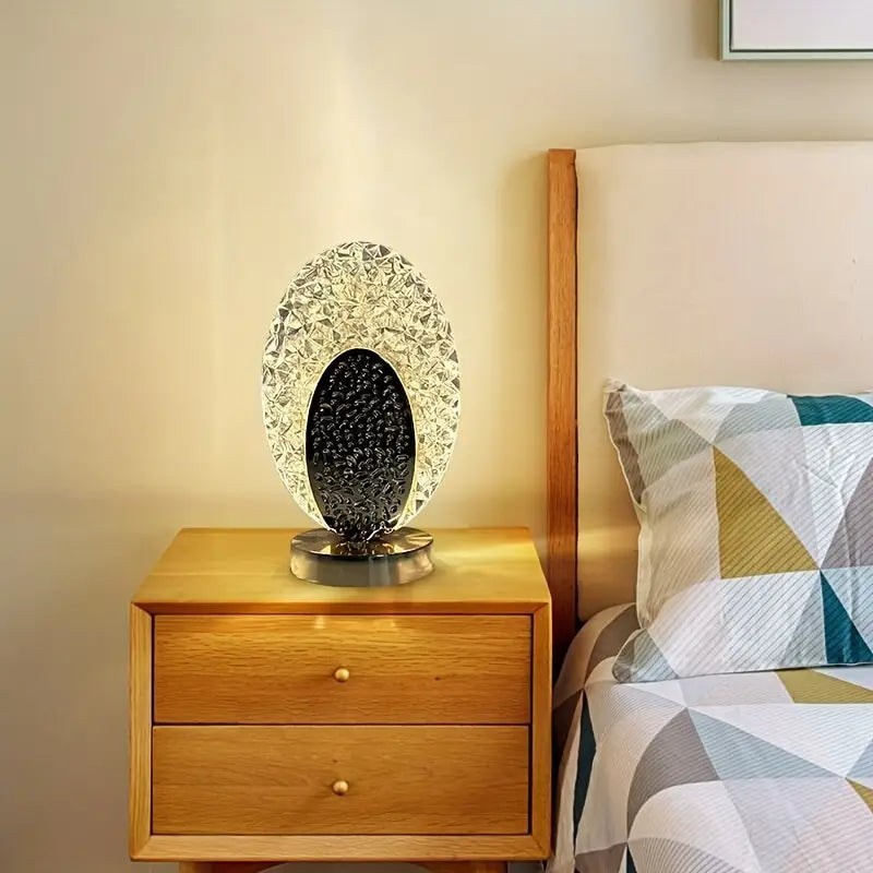 PeacockLuxe Modern & Luxuriös Pfau Tischlampe - Einstellbare Beleuchtung & Design