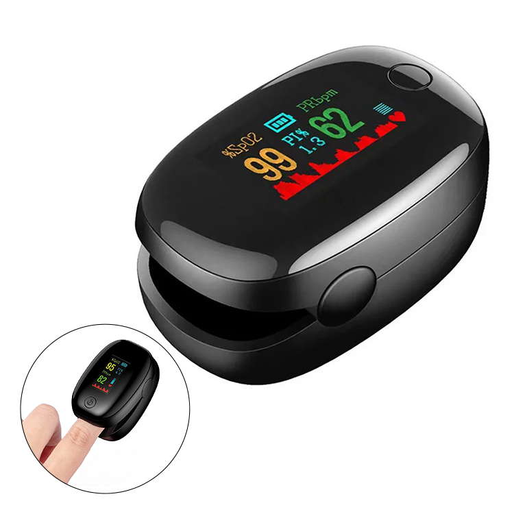 Virelio – Pulsoximeter mit LED-Display & Auto-Off – Für unterwegs