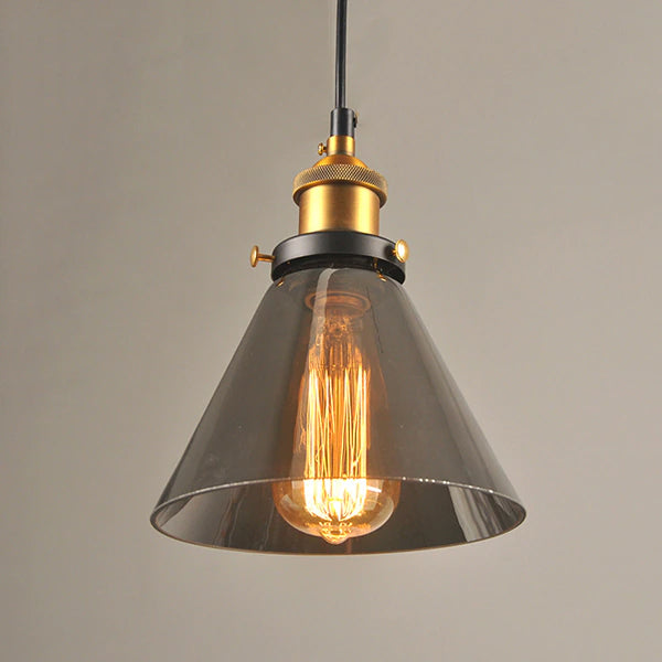 LumiVance – Kristall Hängelampe modern – Zylinder Glas & warmes Licht