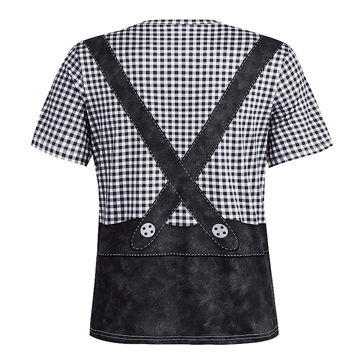 BrauBruder – T-Shirt mit Lederhosen- & Bierbauch-Print