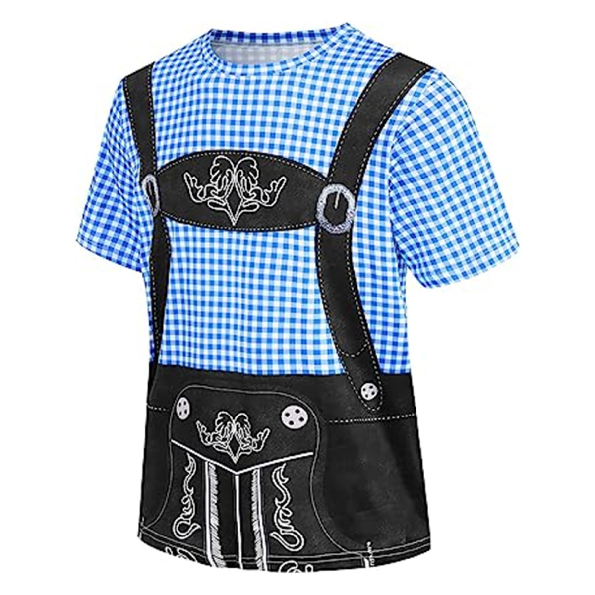 Wiesngaudi – T-Shirt mit Lederhosen-Aufdruck – Dein Spaß-Ticket zur Wiesn