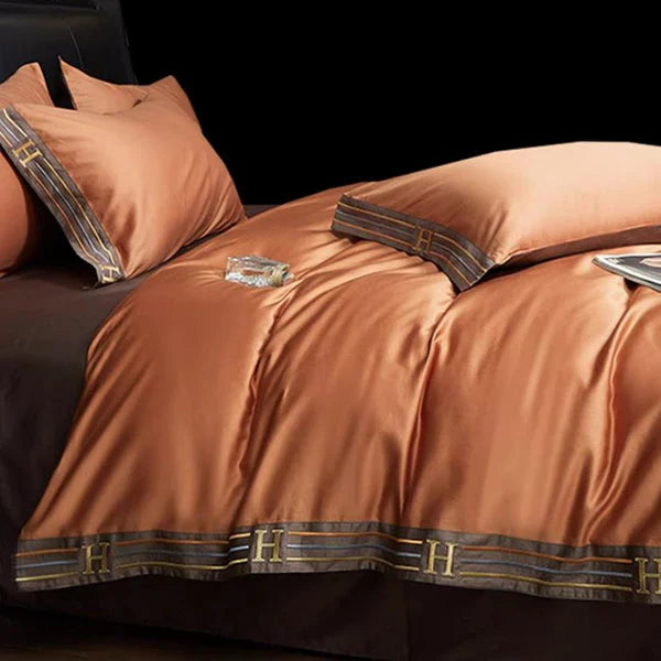 Luxus-Satin-Bettwäsche 4-teiliges Set - OpulenceSleep