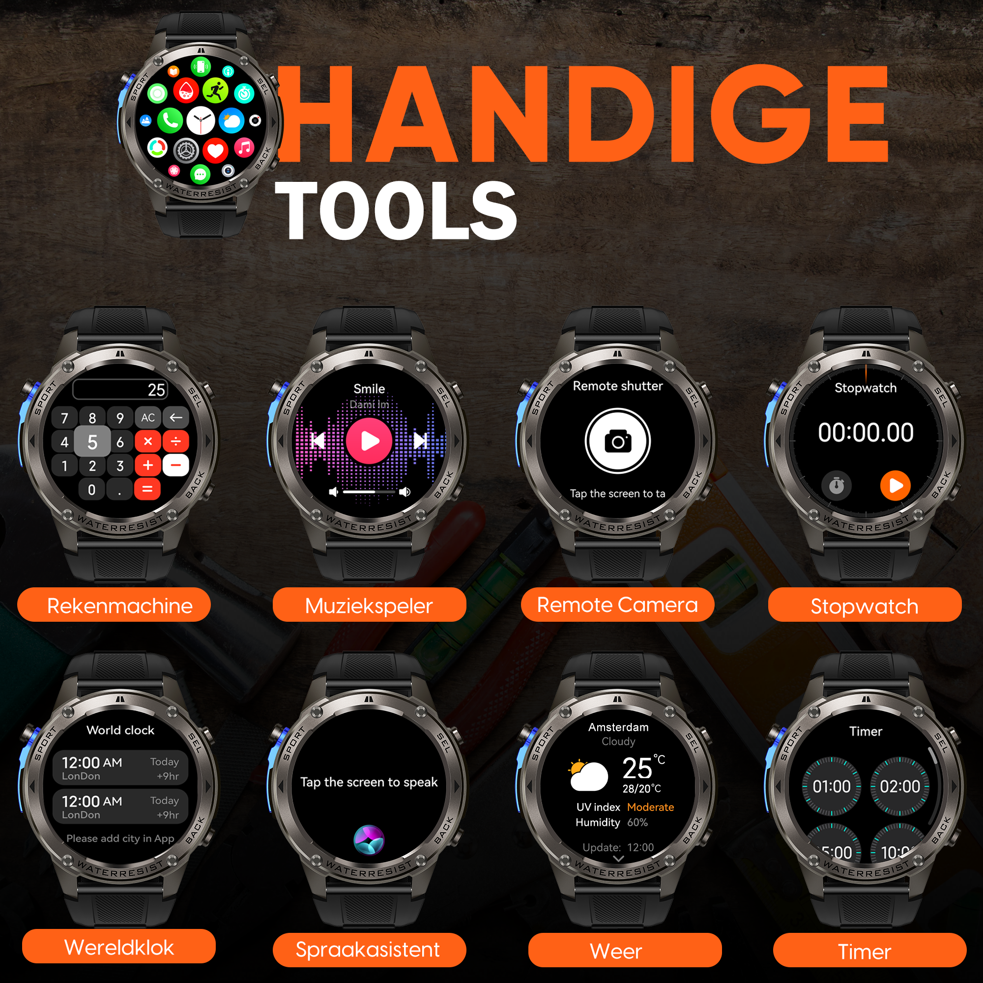 Synyq Ultra GPS Pro Smartwatch Herren – 1,43" AMOLED & GPS-Funktion