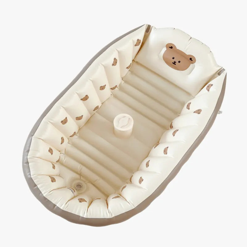 AquaCuddle – Oppustelig babybadekar til rejse og hjem – foldbar og sikker