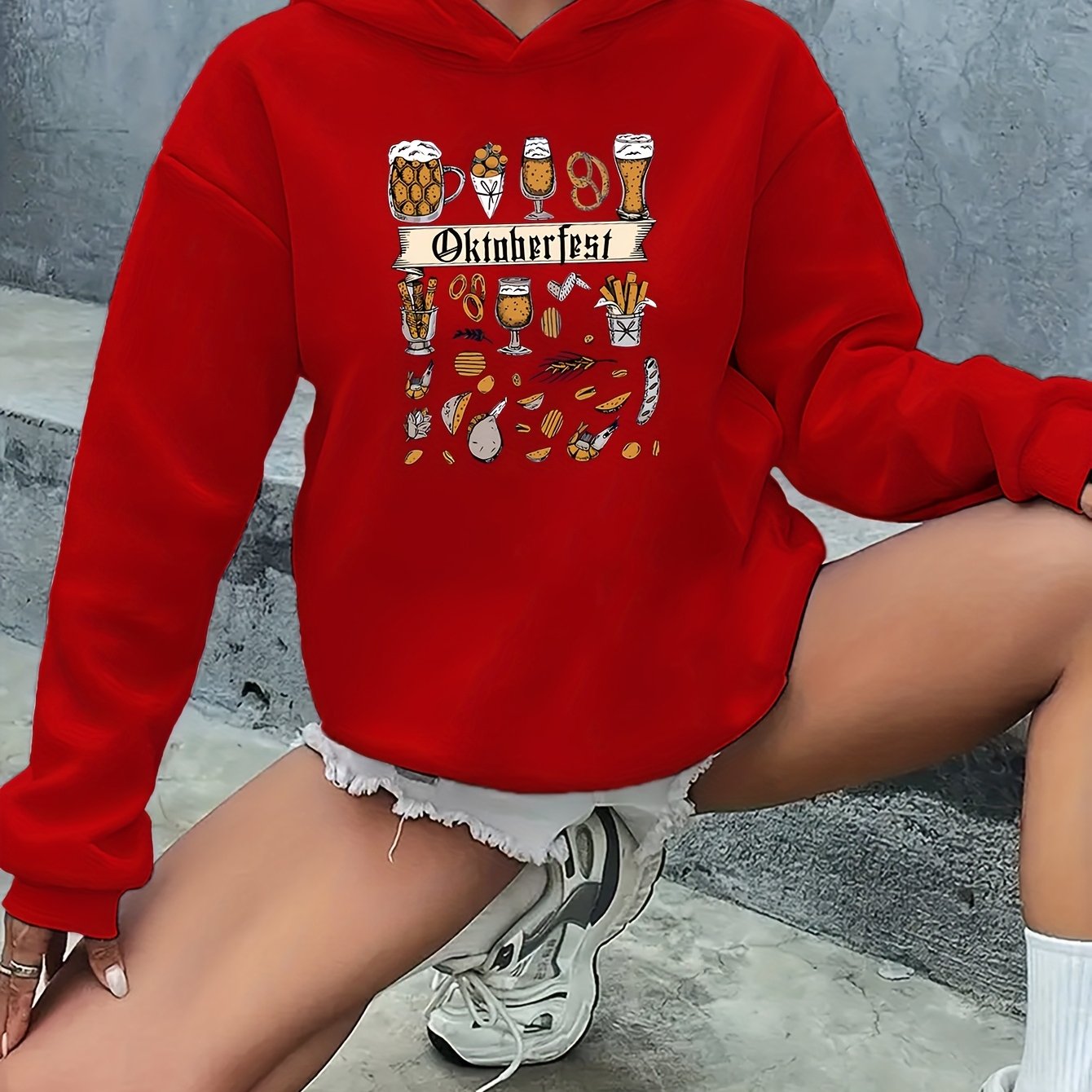 Bavaria Spirit Dames Hoodie Anna – Oktoberfest Warm für Herbst & Winter