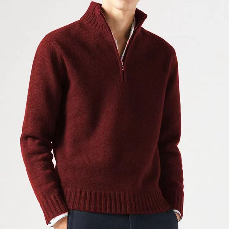 Pullover mit halbem Reißverschluss für Männer - Dani