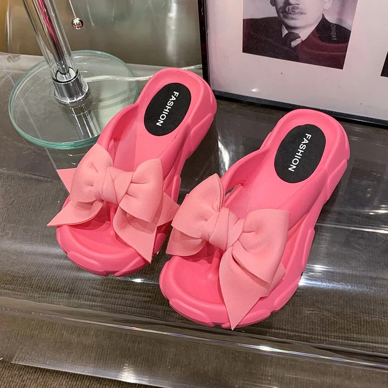 Abby - Elegante Und Robuste Flip Flops Mit Schleifenknoten