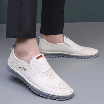 Aiden – Elegante Leder-Loafers Mit Weicher Sohle & Flacher Passform