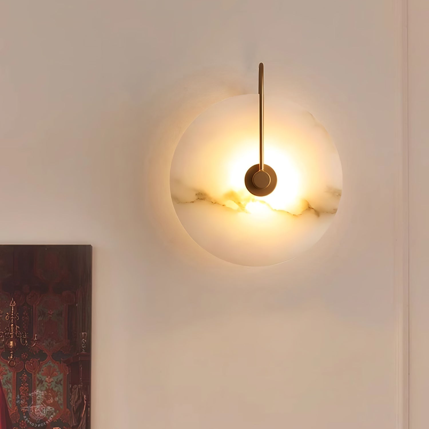 LED-Wandleuchte Alabaster - Zeitlose Eleganz für Ihre Wand