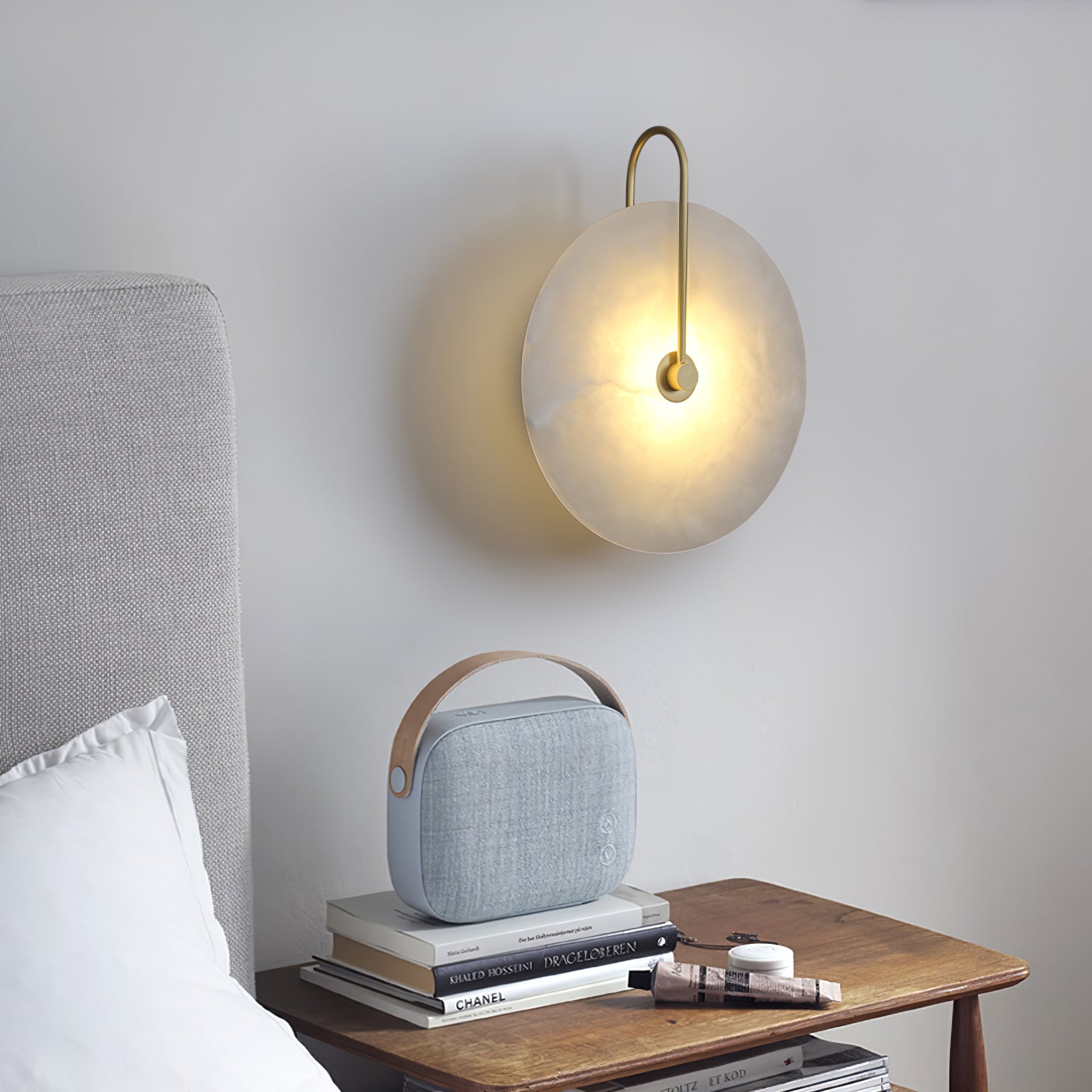 LED-Wandleuchte Alabaster - Zeitlose Eleganz für Ihre Wand