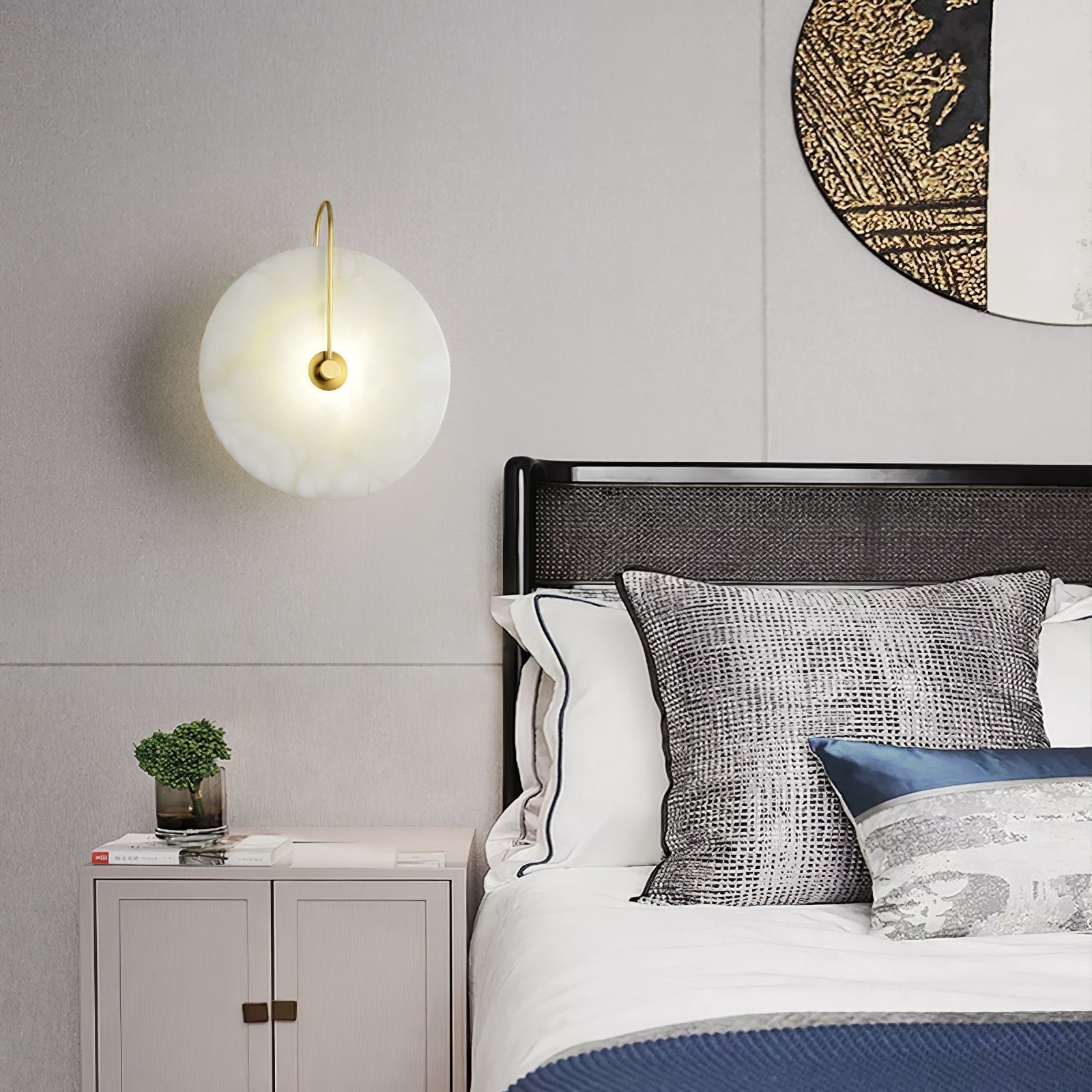 LED-Wandleuchte Alabaster - Zeitlose Eleganz für Ihre Wand