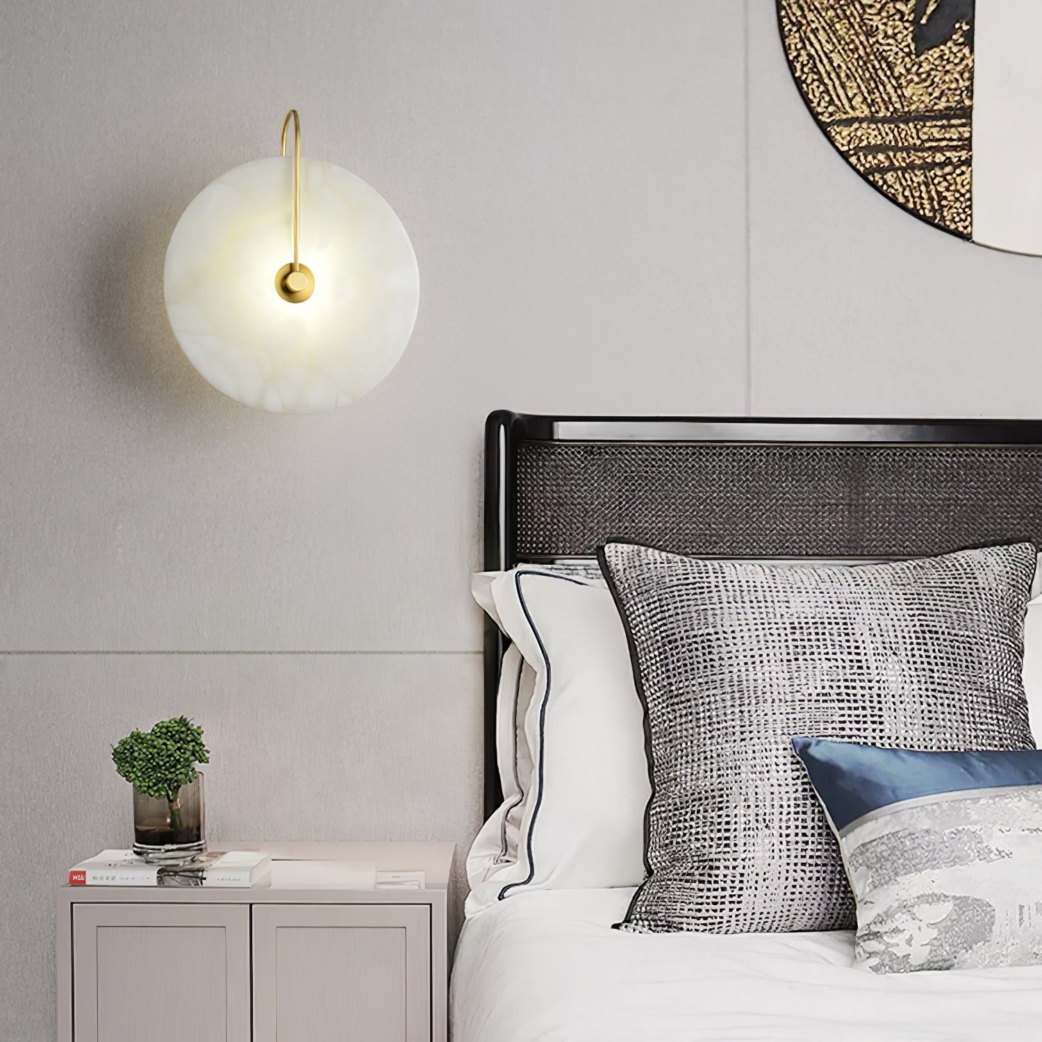 LED-Wandleuchte Alabaster - Zeitlose Eleganz für Ihre Wand