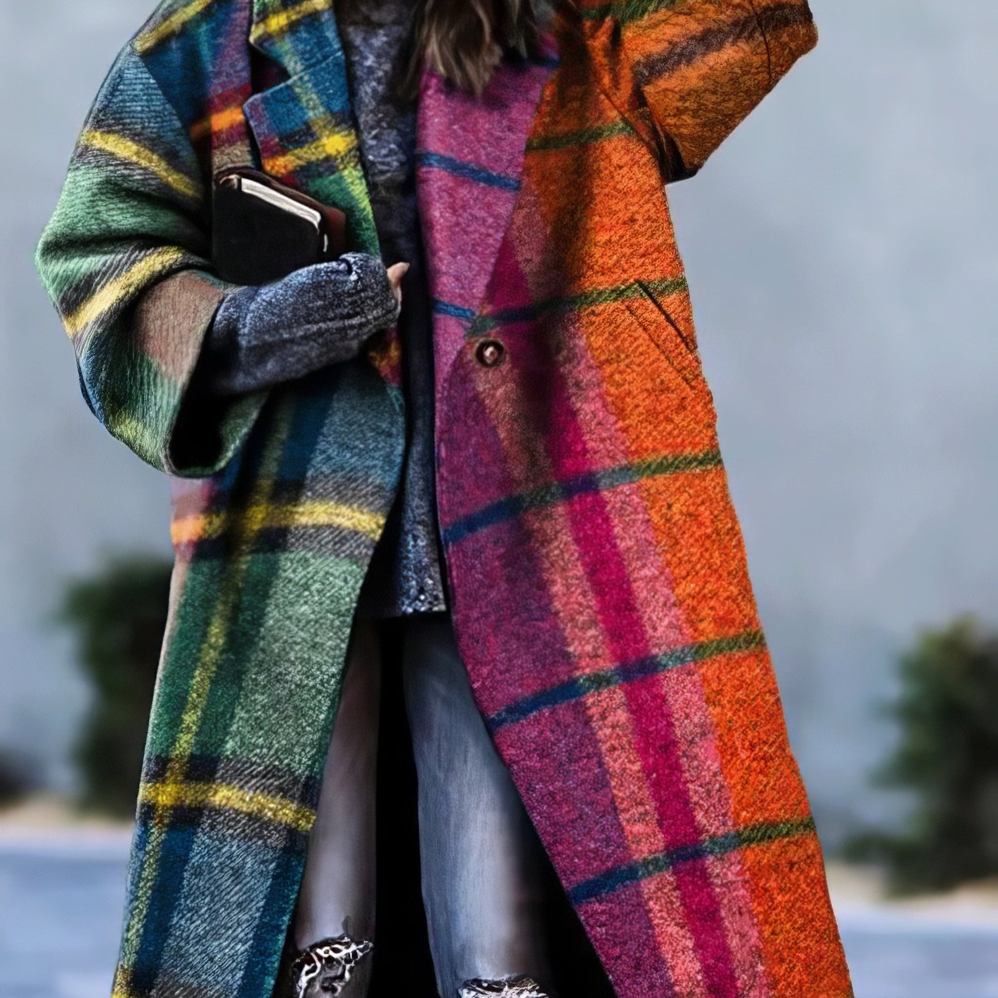 Devako -Jacke mit langen Ärmeln und Kragen