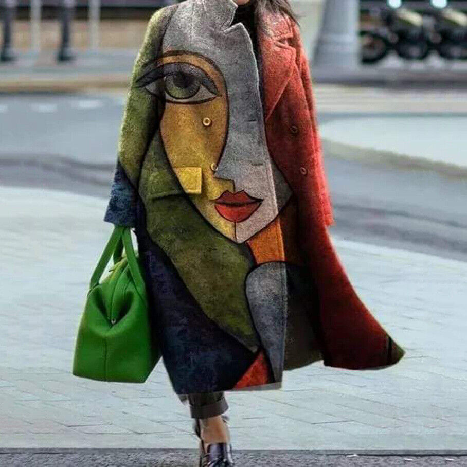 Devako -Jacke mit langen Ärmeln und Kragen