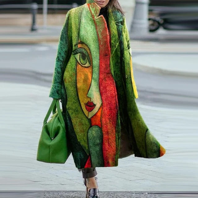 Devako -Jacke mit langen Ärmeln und Kragen