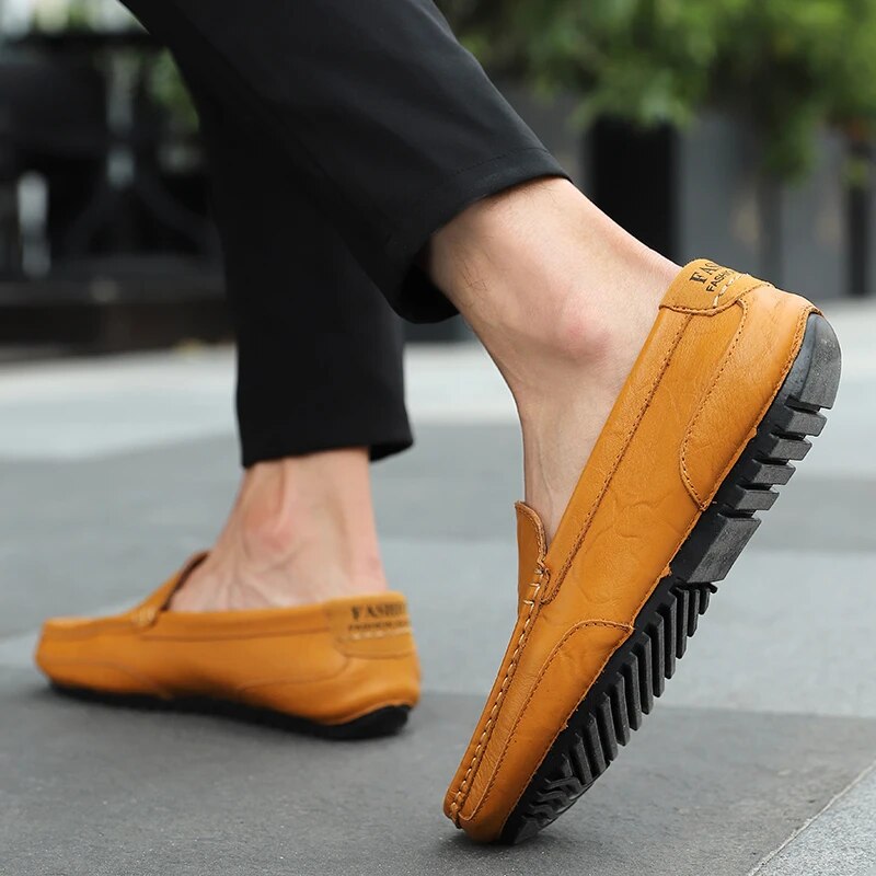 Alexander - Elegante & Atmungsaktive Loafers Aus Leder