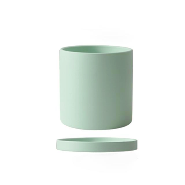 Ensemble de jardinière avec soucoupe Toutes les couleurs vives