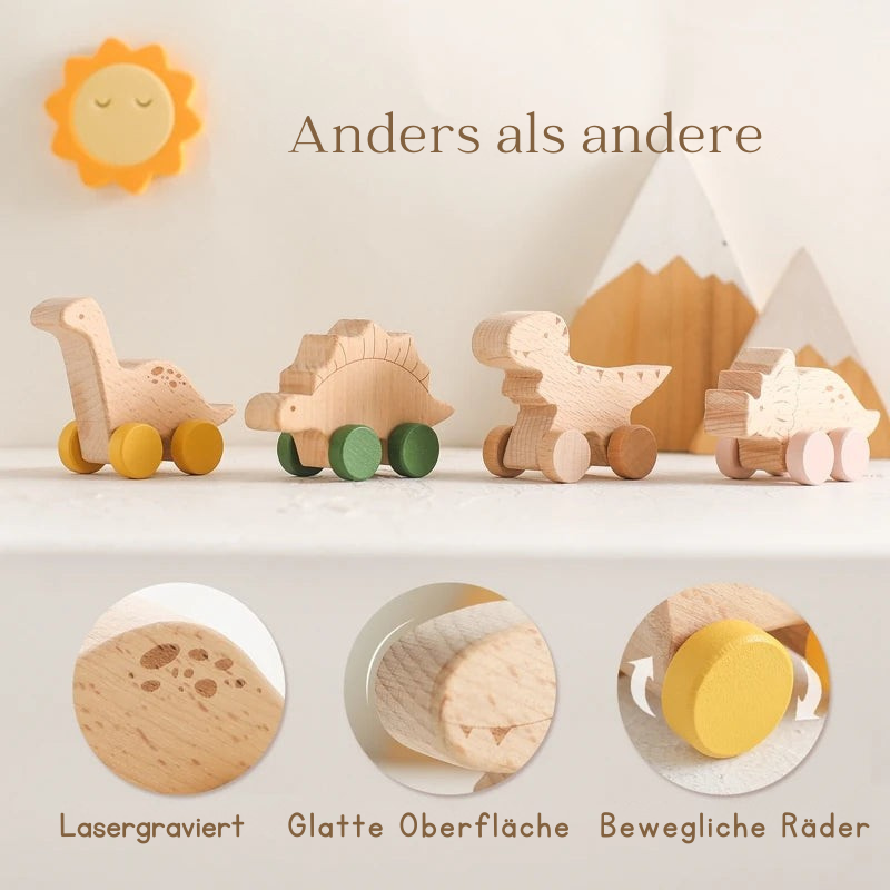 DinoHolz Babyspielzeug – Natürlicher Spielspaß für kleine Entdecker